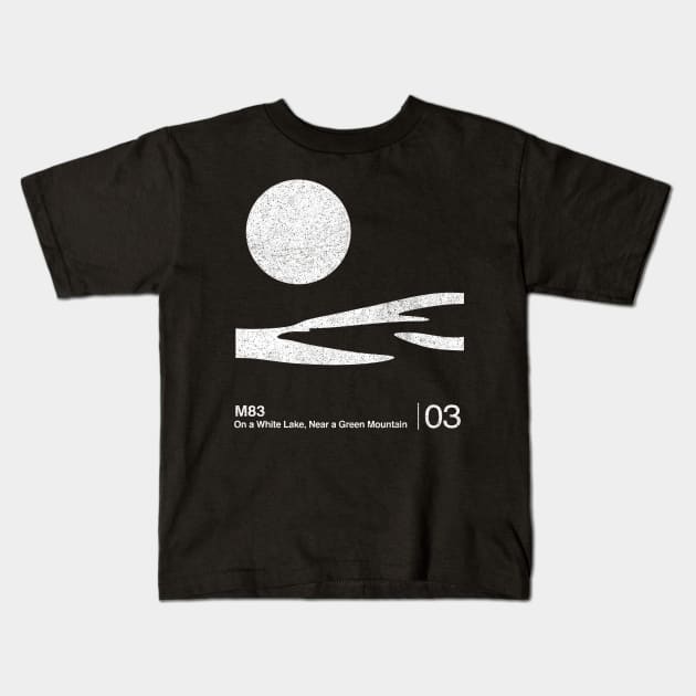 M83 / Minimalist Graphic Fan Artwork Design Kids T-Shirt by saudade